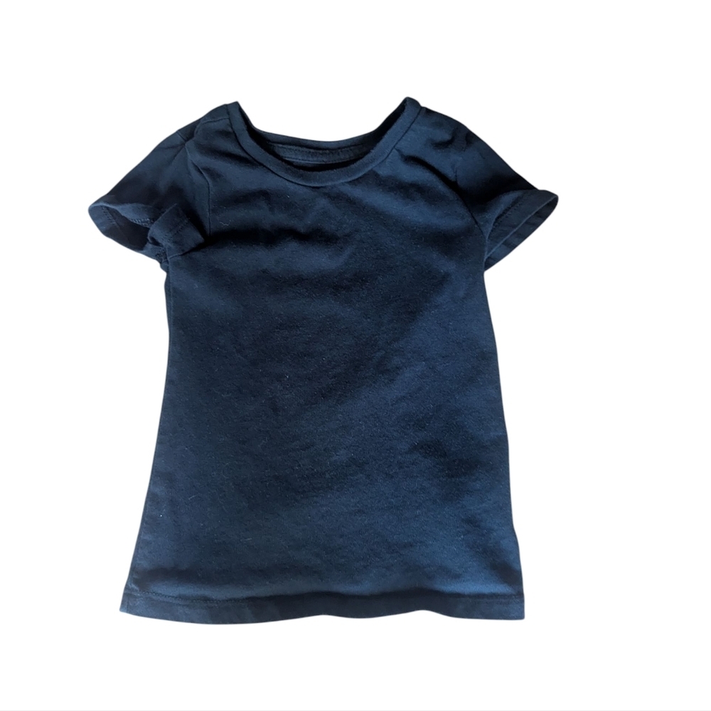 5/$15 Girls Amazon Essentials Black Basic Kids Short Sleeve T-Shirt-Size 3T